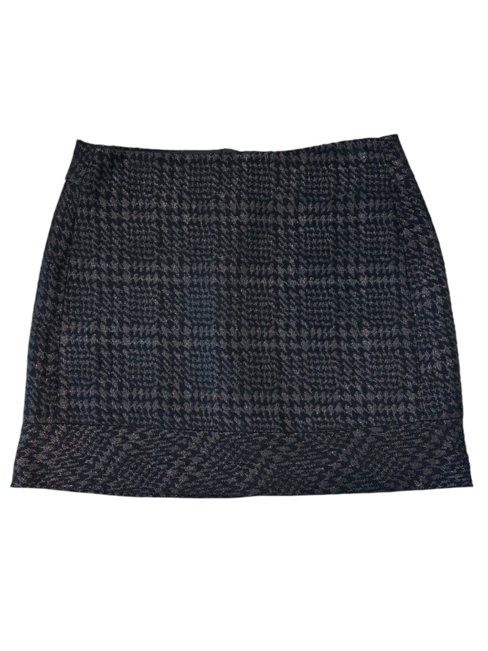 Willi Smith Tweed Mini Skirt - Black/Gray Size 2